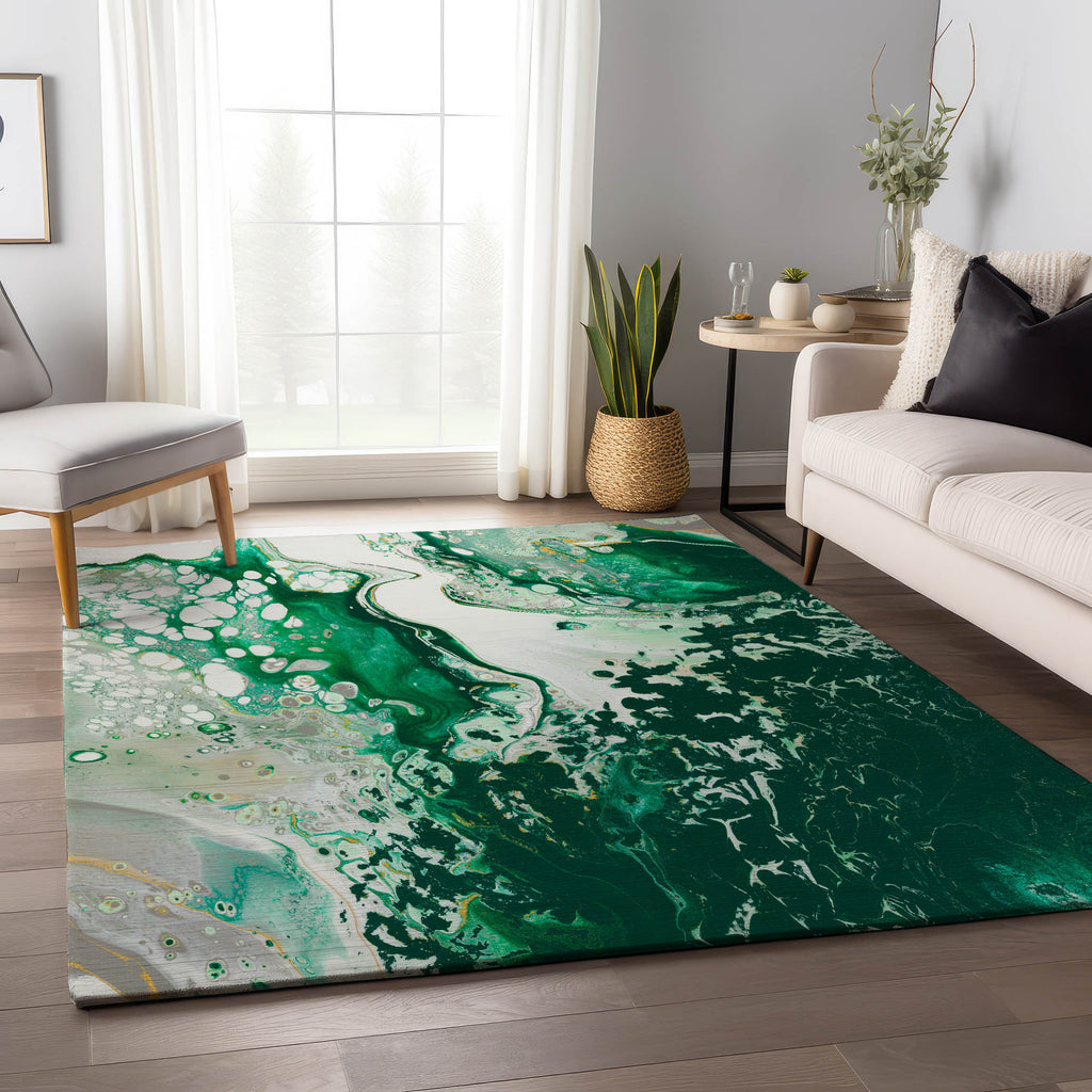 addison mayfield amf55 green rug