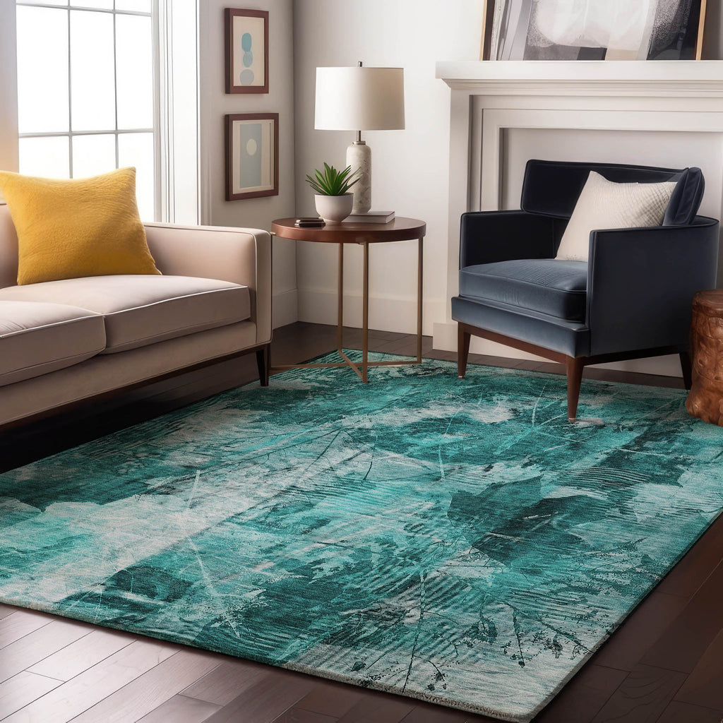 addison mayfield amf560 teal rug