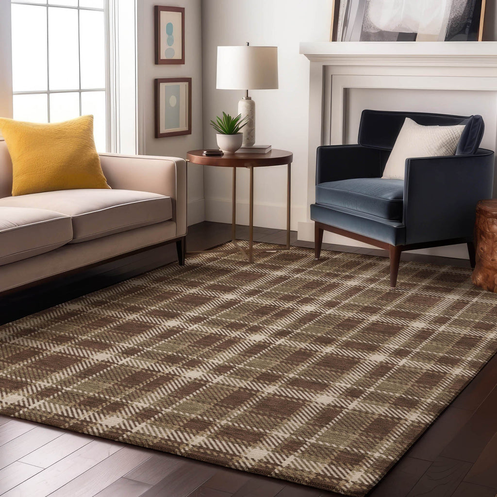 addison mayfield amf563 chocolate rug