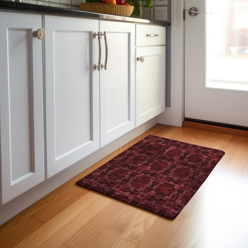 addison mayfield amf564 burgundy rug