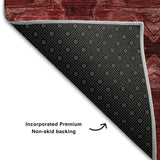 addison mayfield amf564 burgundy rug