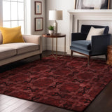 addison mayfield amf564 burgundy rug