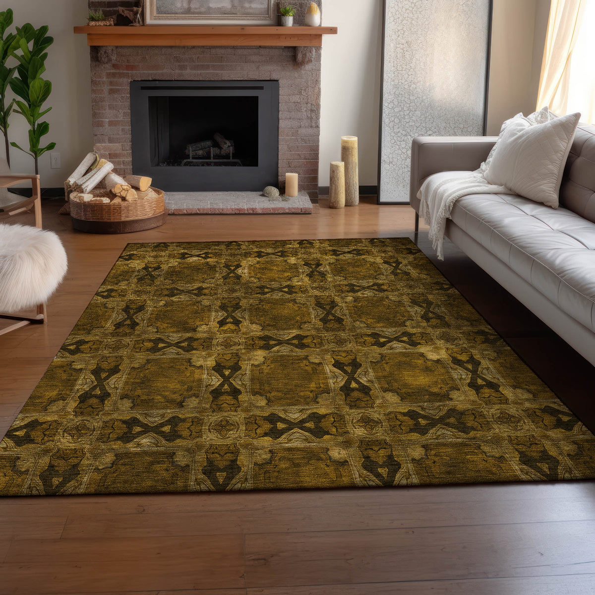 addison mayfield amf564 chocolate rug