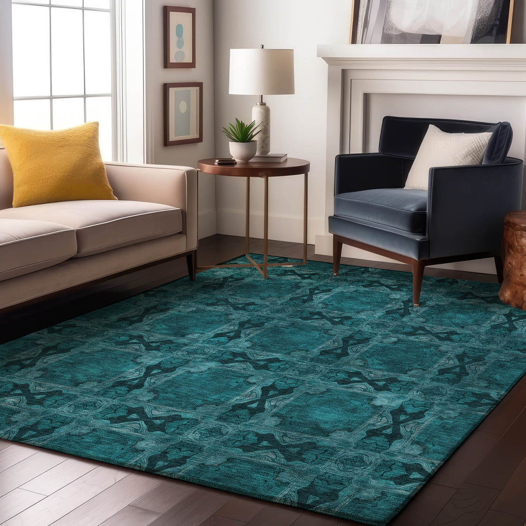 addison mayfield amf564 teal rug