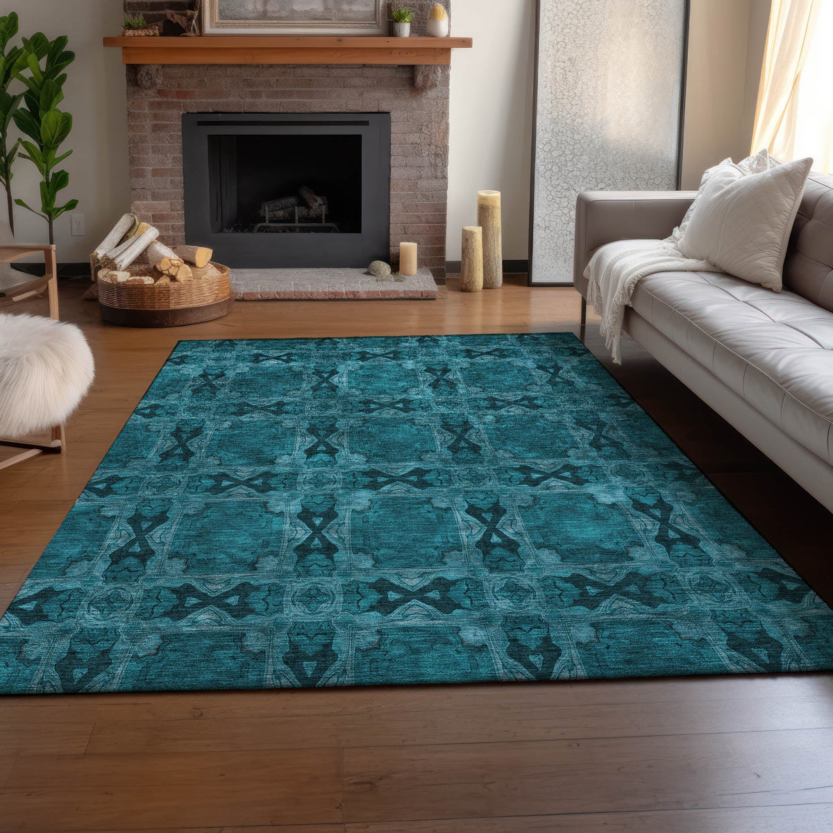 addison mayfield amf564 teal rug