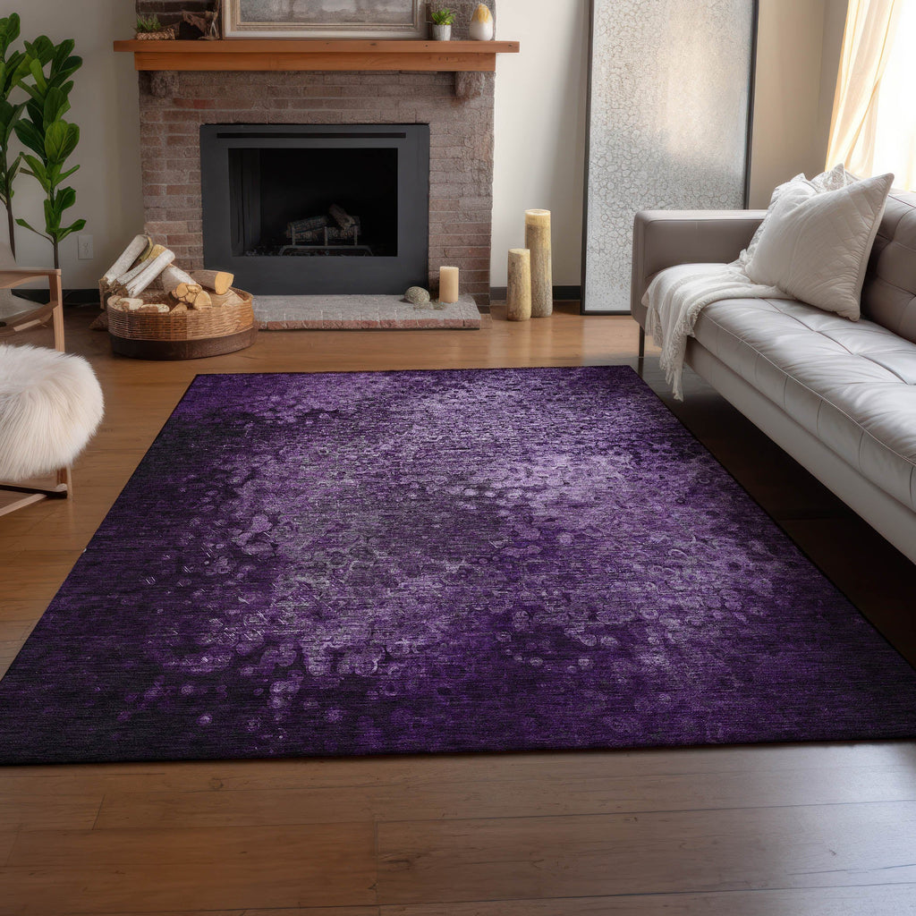 addison mayfield amf565 purple rug