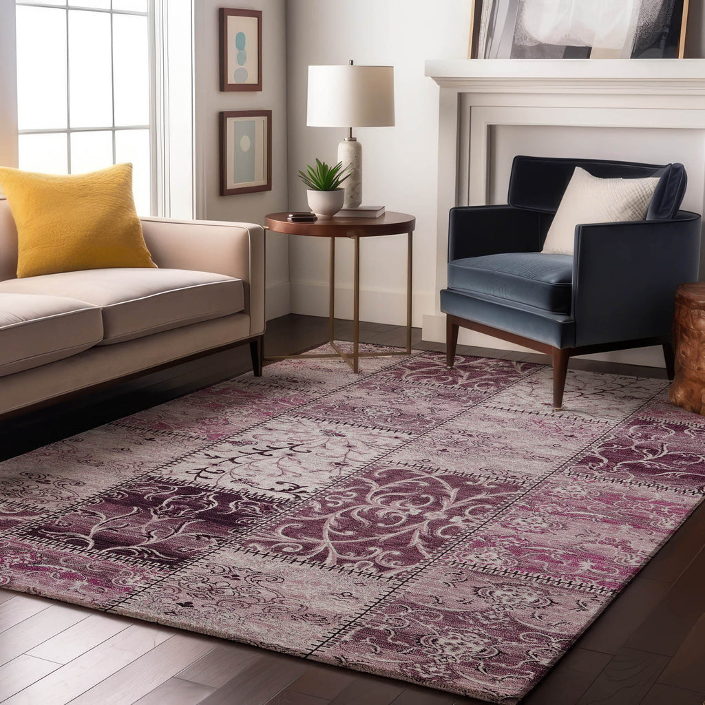 addison mayfield amf566 burgundy rug