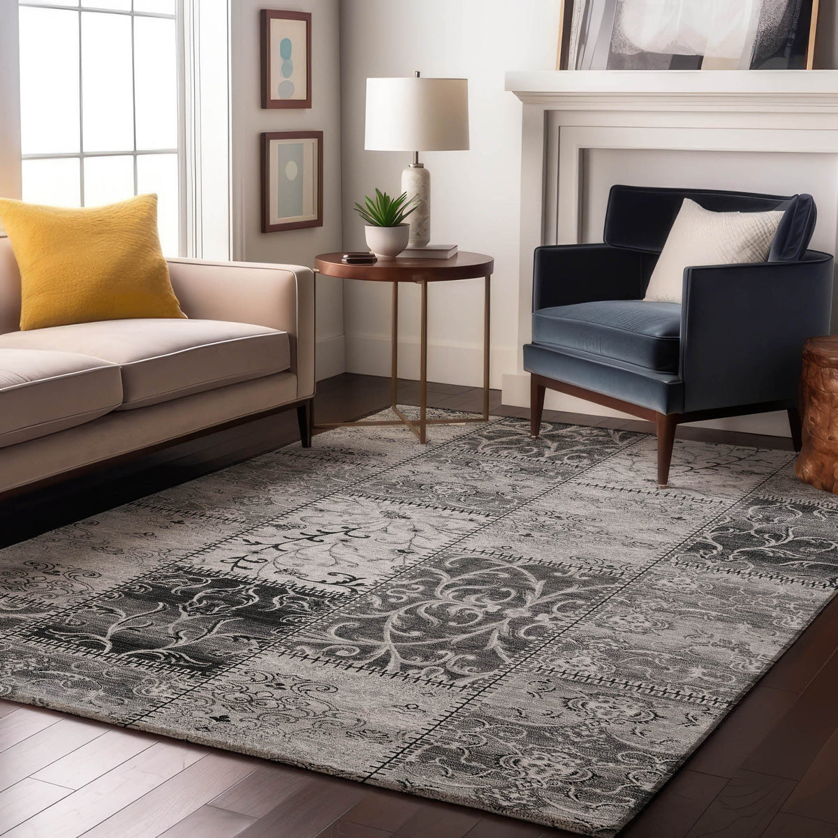 addison mayfield amf566 gray rug