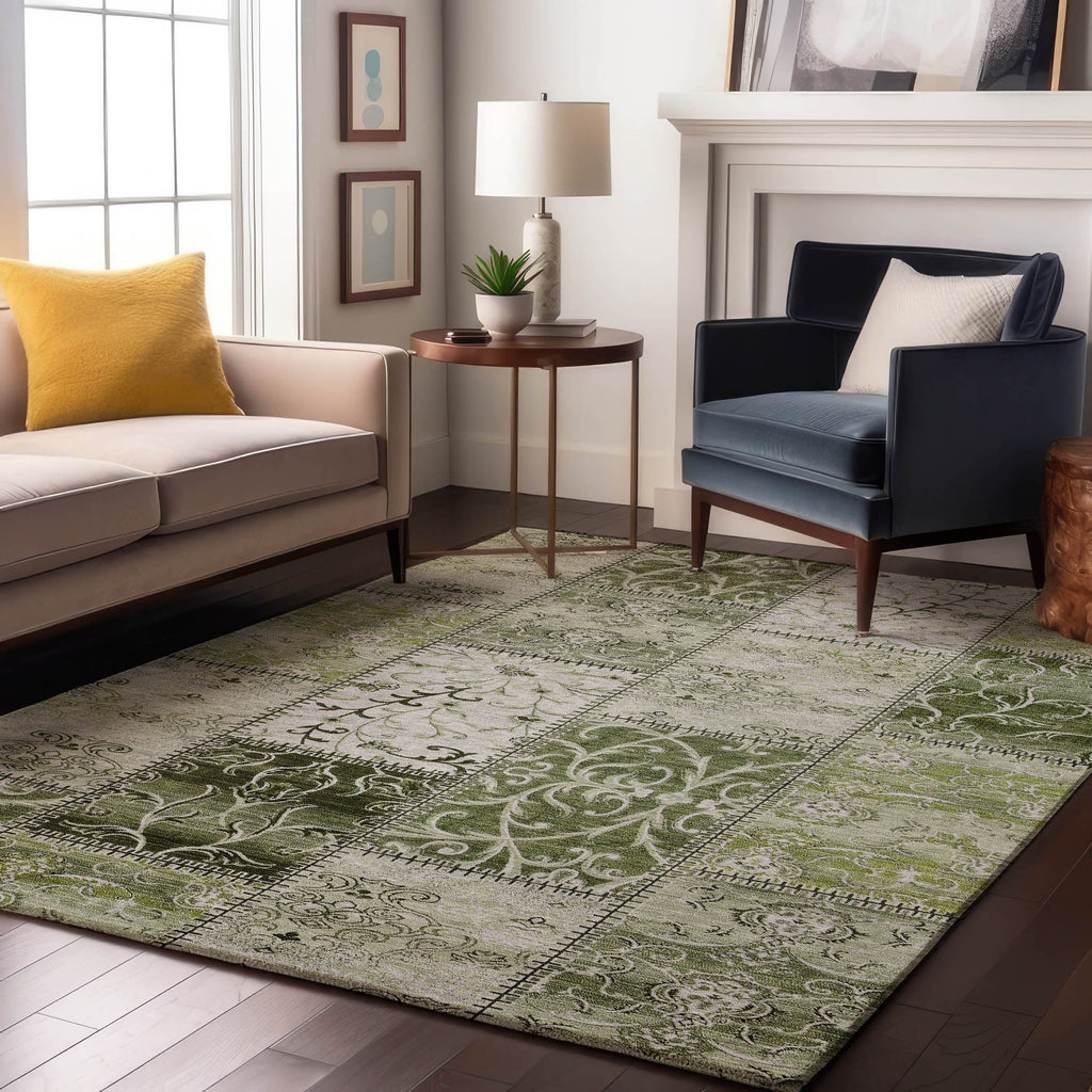 addison mayfield amf566 green rug