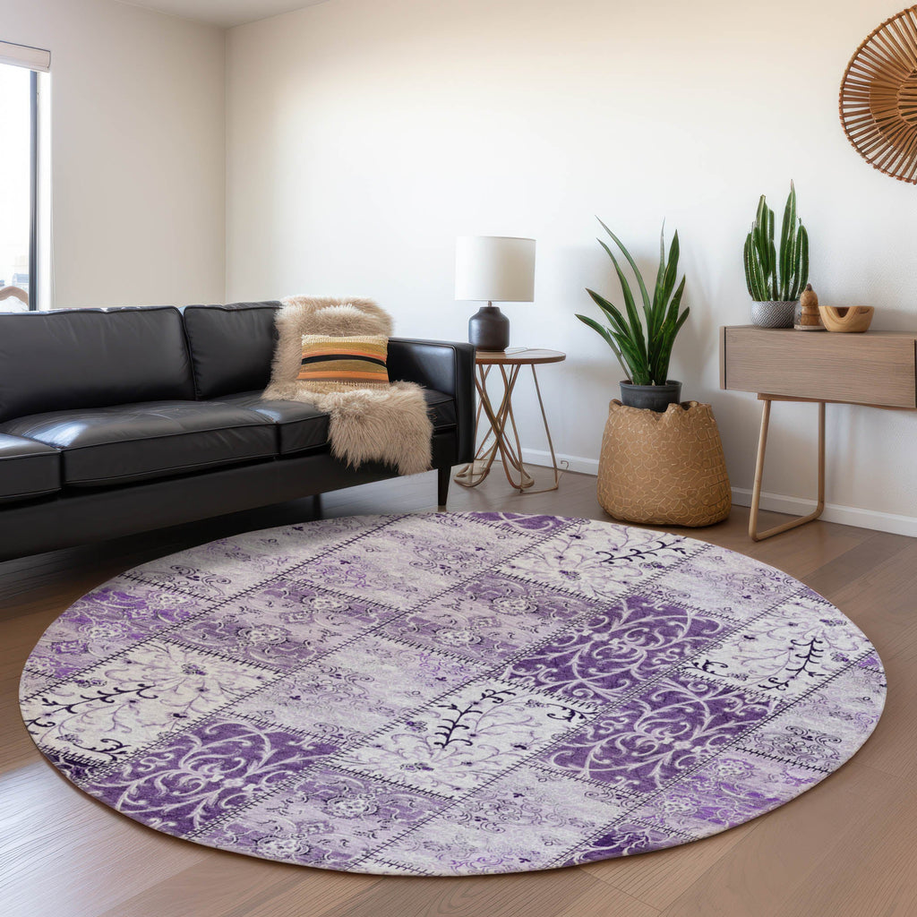 addison mayfield amf566 purple rug