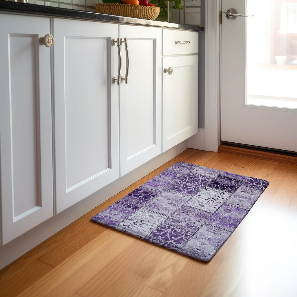 addison mayfield amf566 purple rug