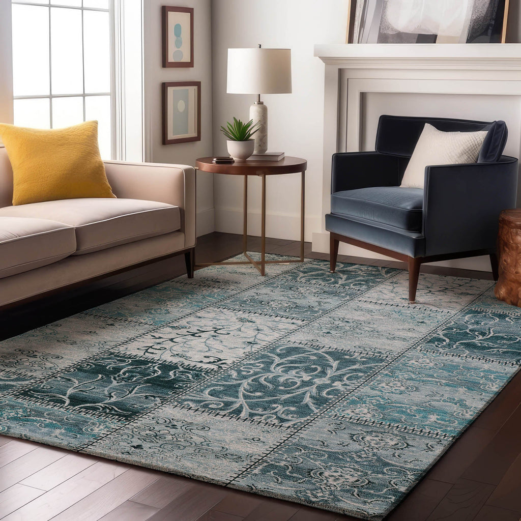 addison mayfield amf566 teal rug