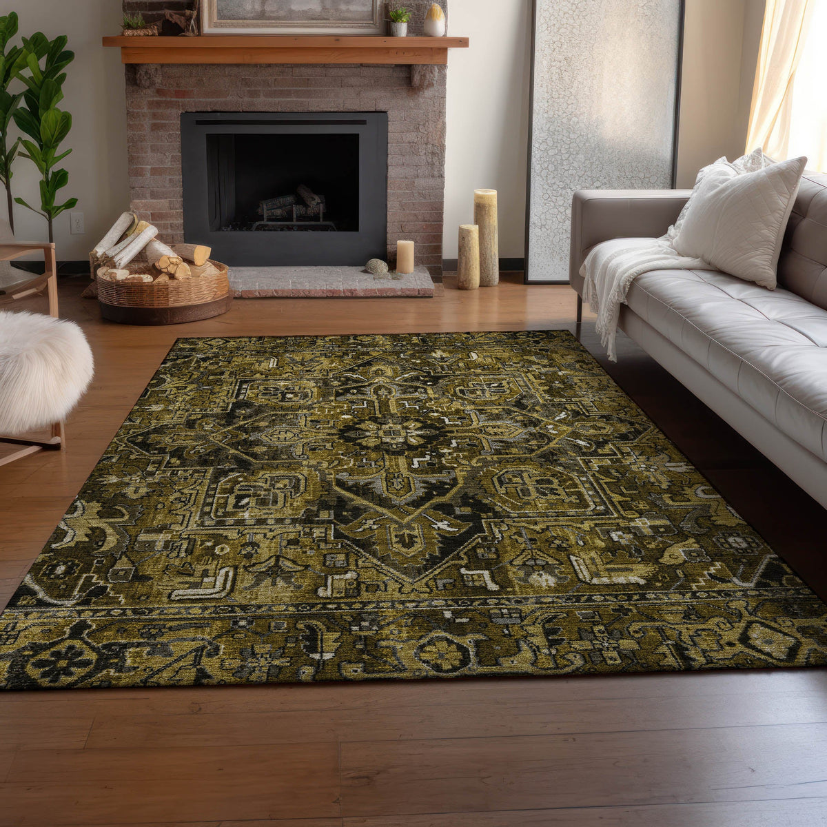 addison mayfield amf570 brown rug