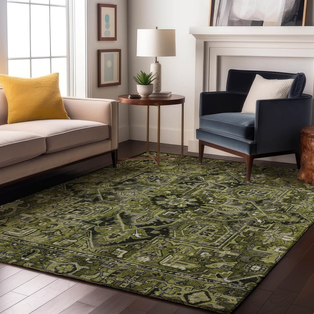addison mayfield amf570 olive rug
