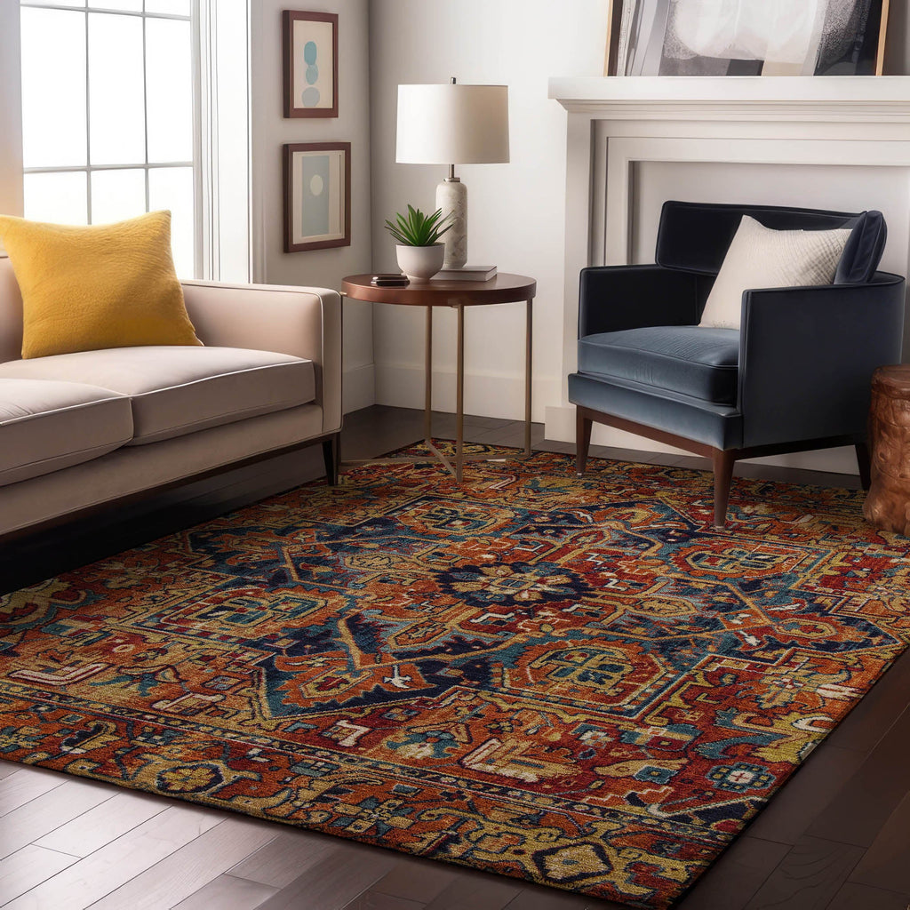 addison mayfield amf570 paprika rug