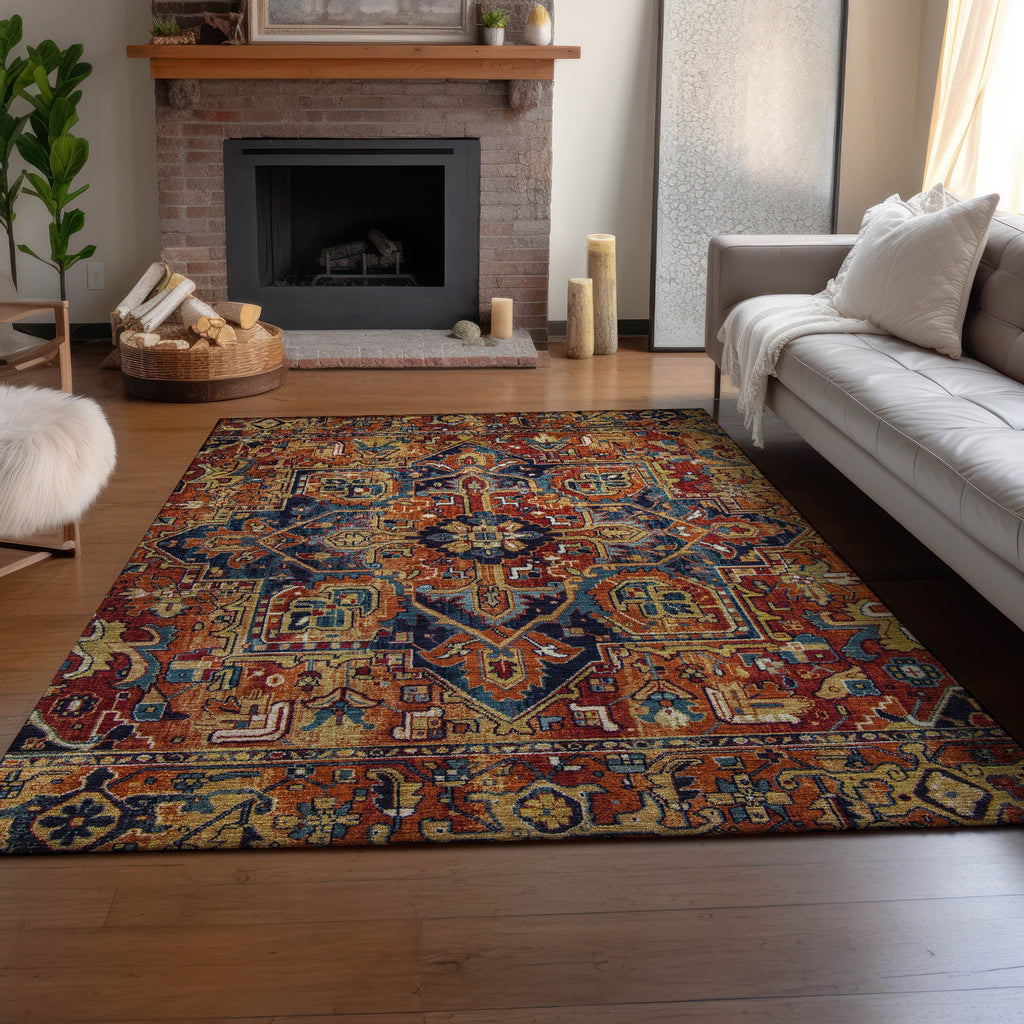 addison mayfield amf570 paprika rug