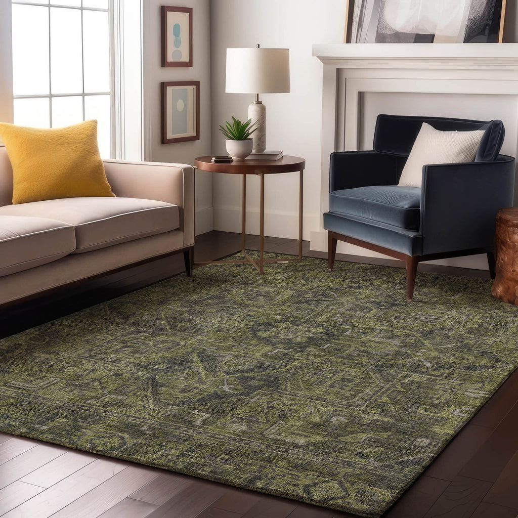 addison mayfield amf571 green rug