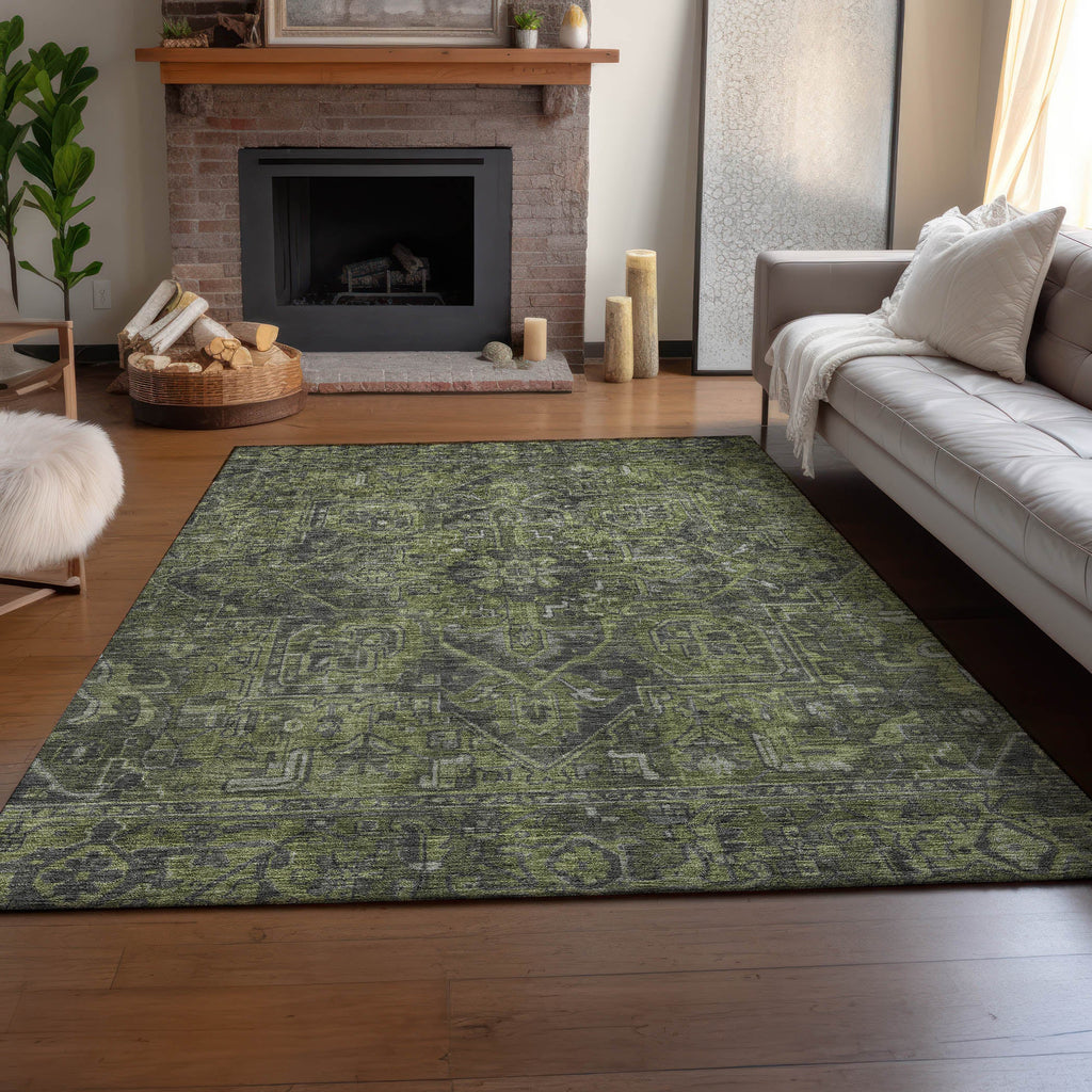addison mayfield amf571 green rug