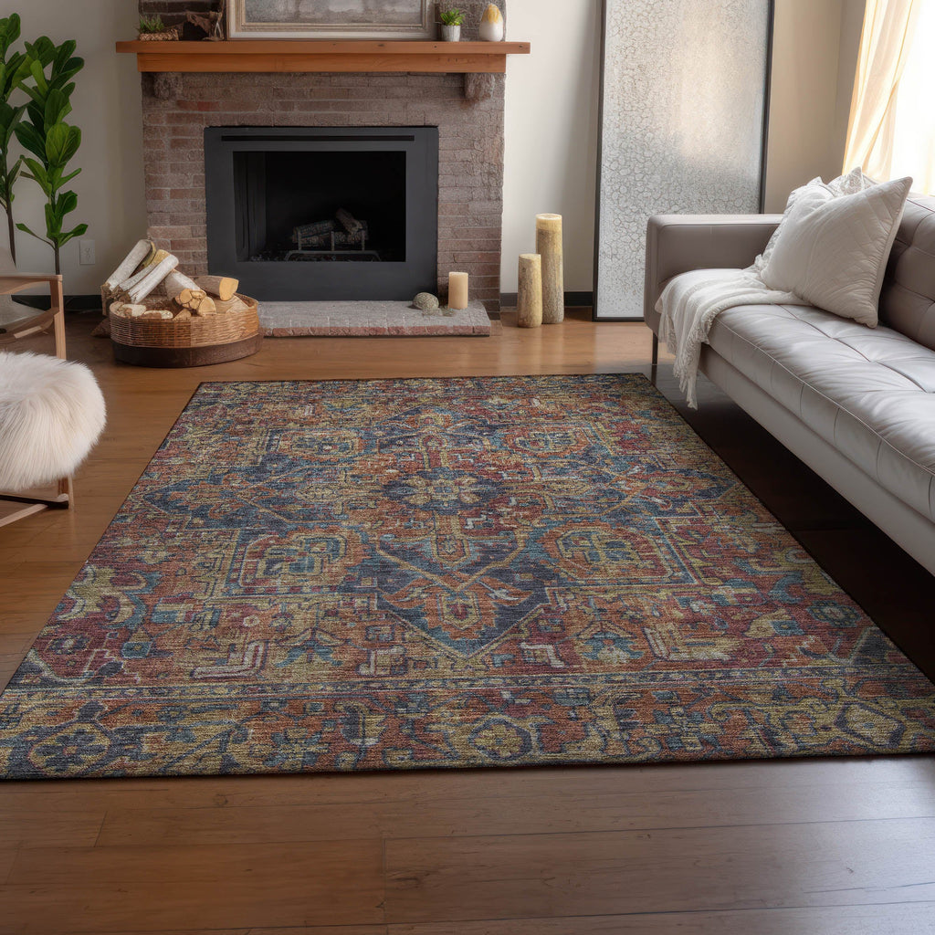 addison mayfield amf571 red rug