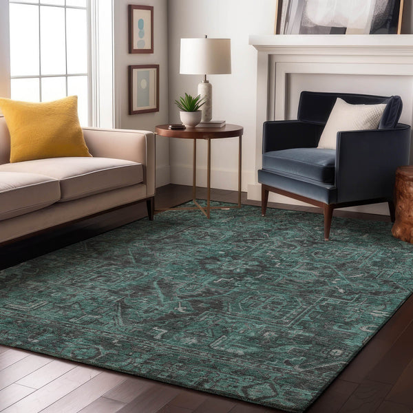 addison mayfield amf571 turquoise rug