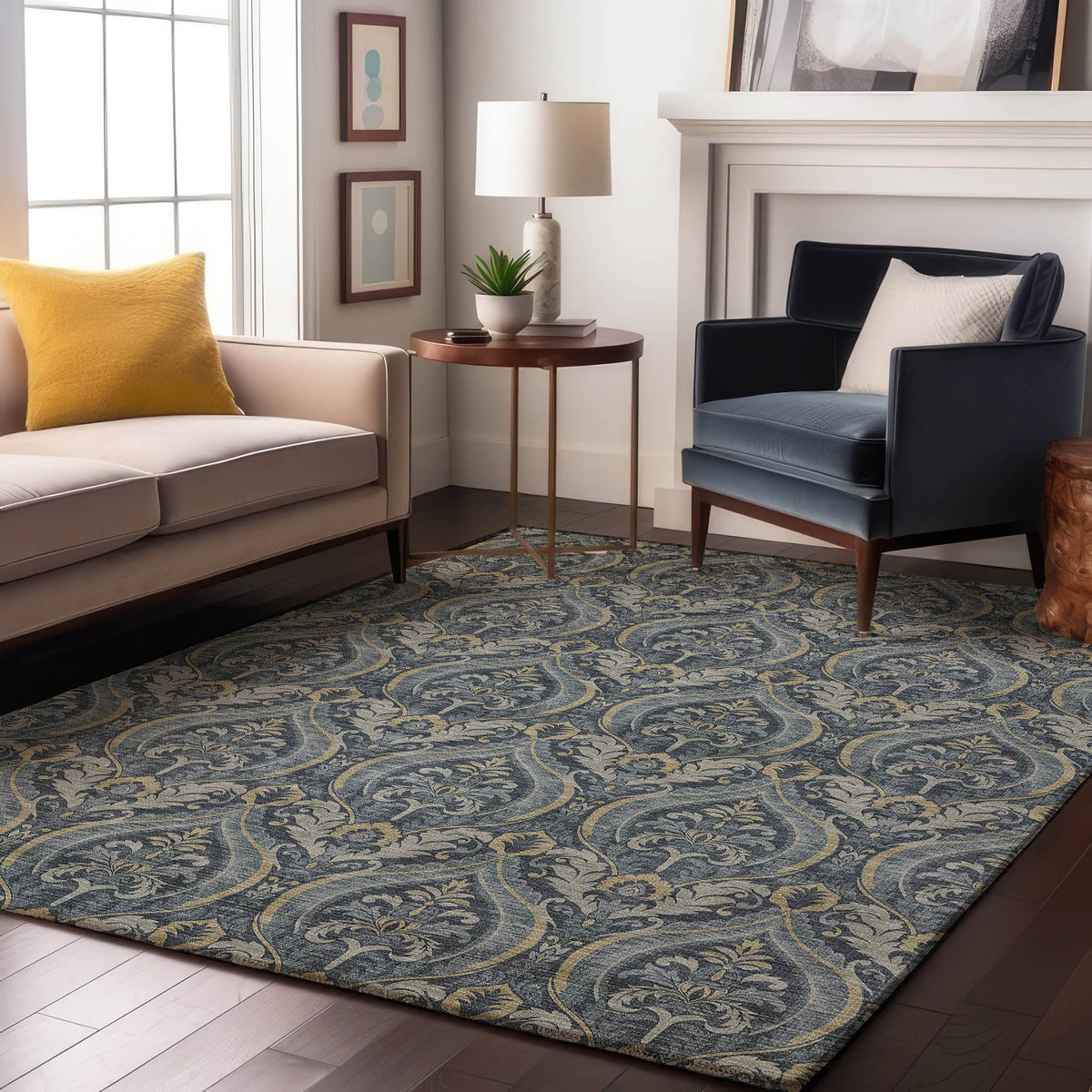 addison mayfield amf572 blue rug