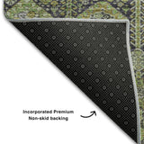 addison mayfield amf574 green rug