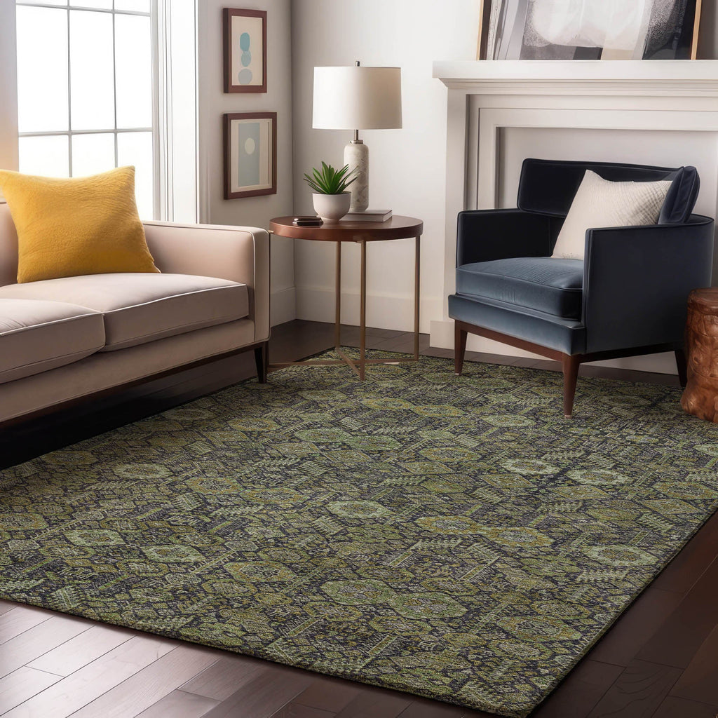 addison mayfield amf574 green rug