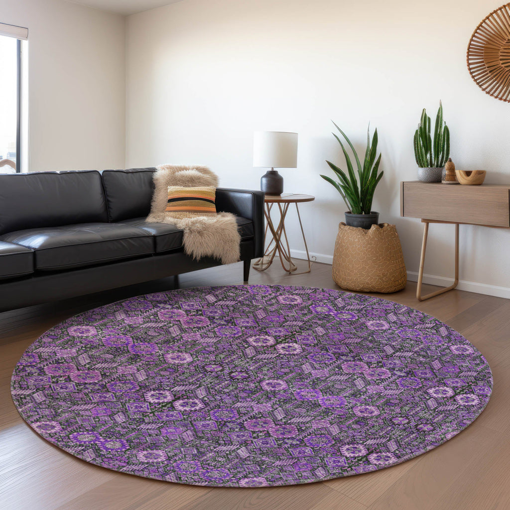 addison mayfield amf574 purple rug