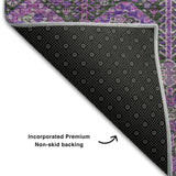 addison mayfield amf574 purple rug