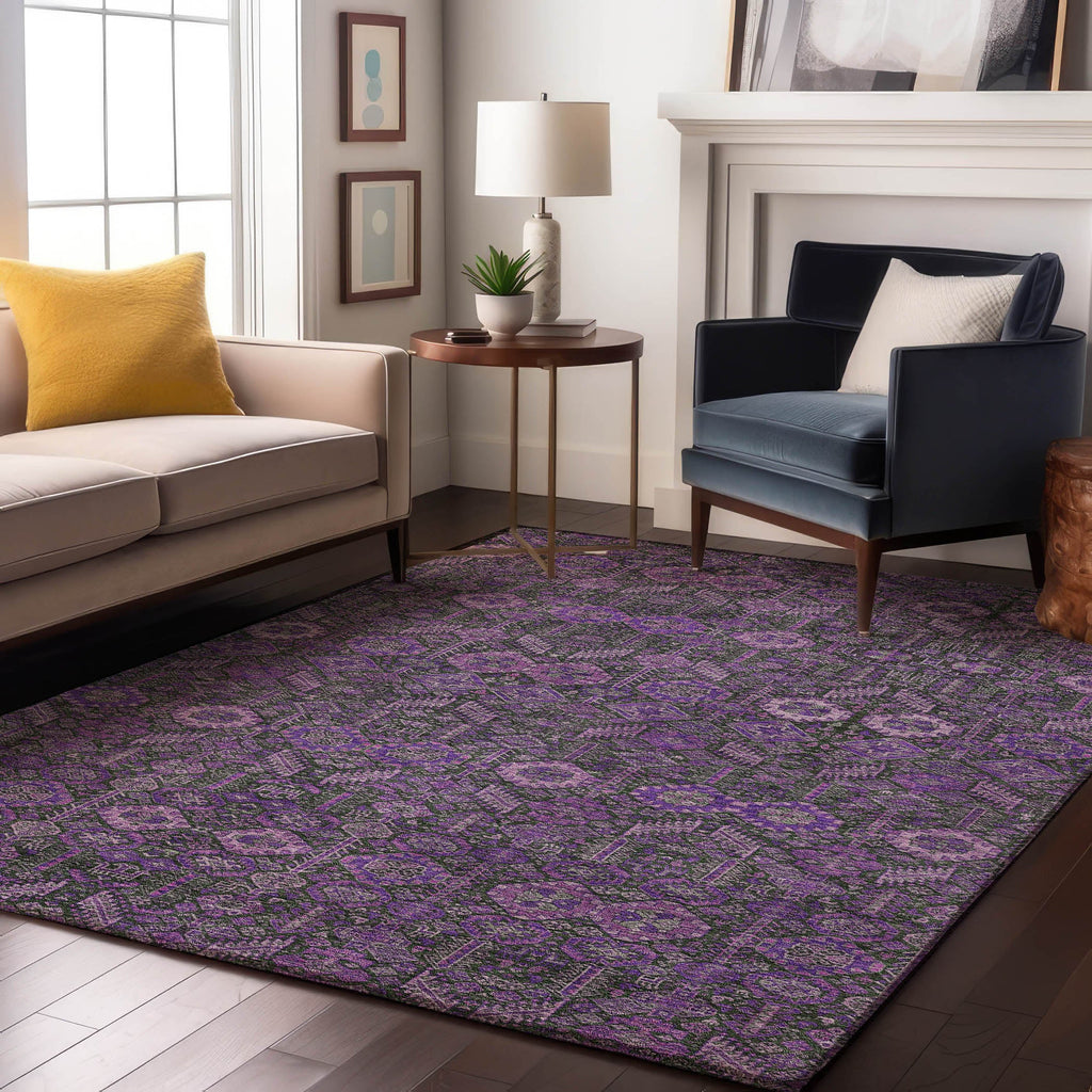 addison mayfield amf574 purple rug