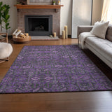addison mayfield amf574 purple rug