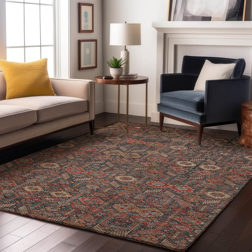 addison mayfield amf574 red rug