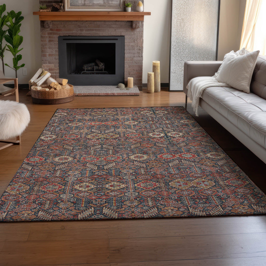 addison mayfield amf574 red rug
