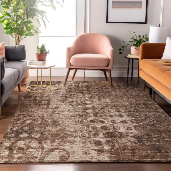 addison mayfield amf577 chocolate rug