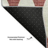 addison mayfield amf578 burgundy rug