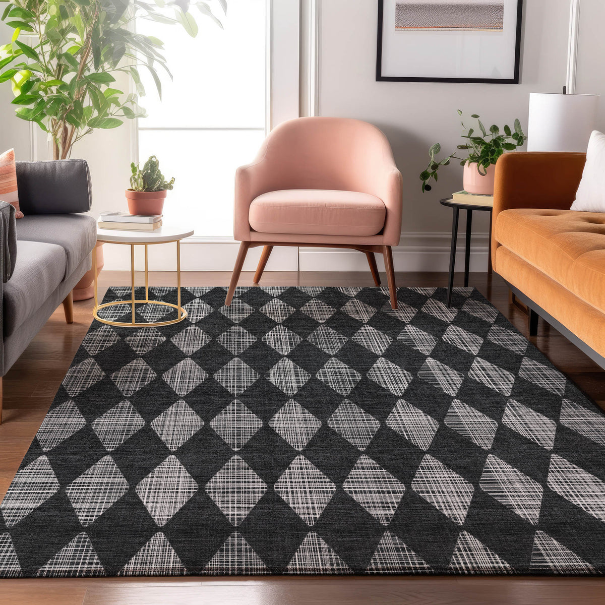 addison mayfield amf578 charcoal rug
