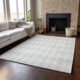 addison mayfield amf578 silver rug