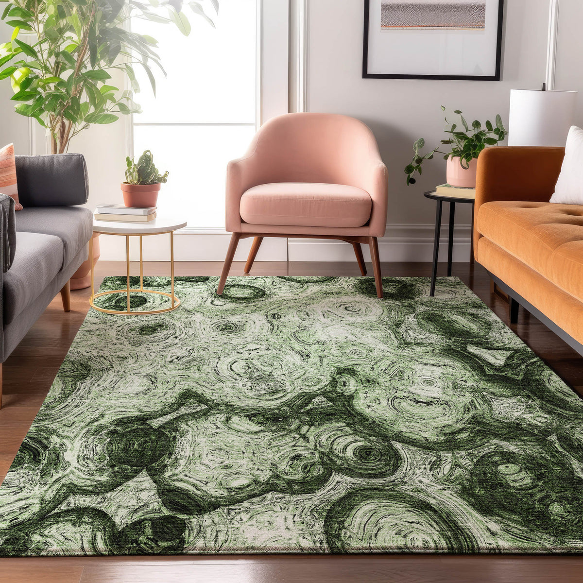 addison mayfield amf579 green rug