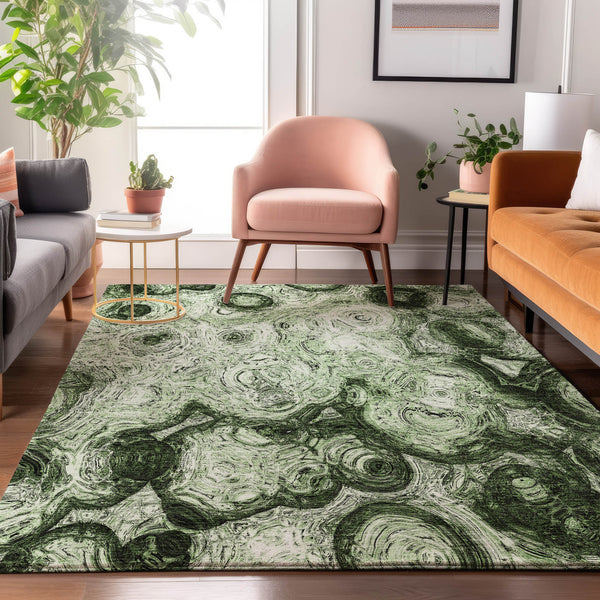 addison mayfield amf579 green rug