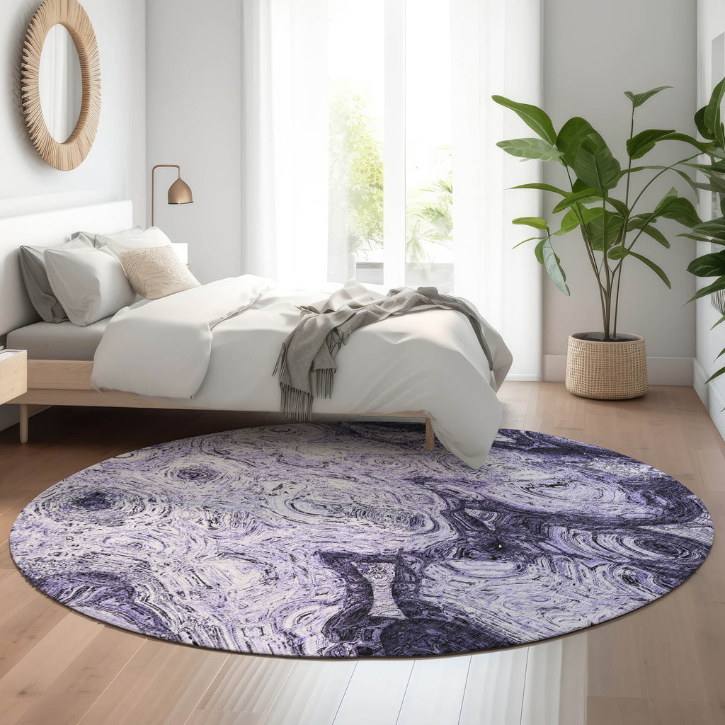 addison mayfield amf579 purple rug