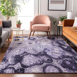 addison mayfield amf579 purple rug
