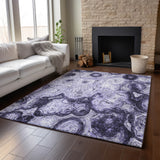 addison mayfield amf579 purple rug