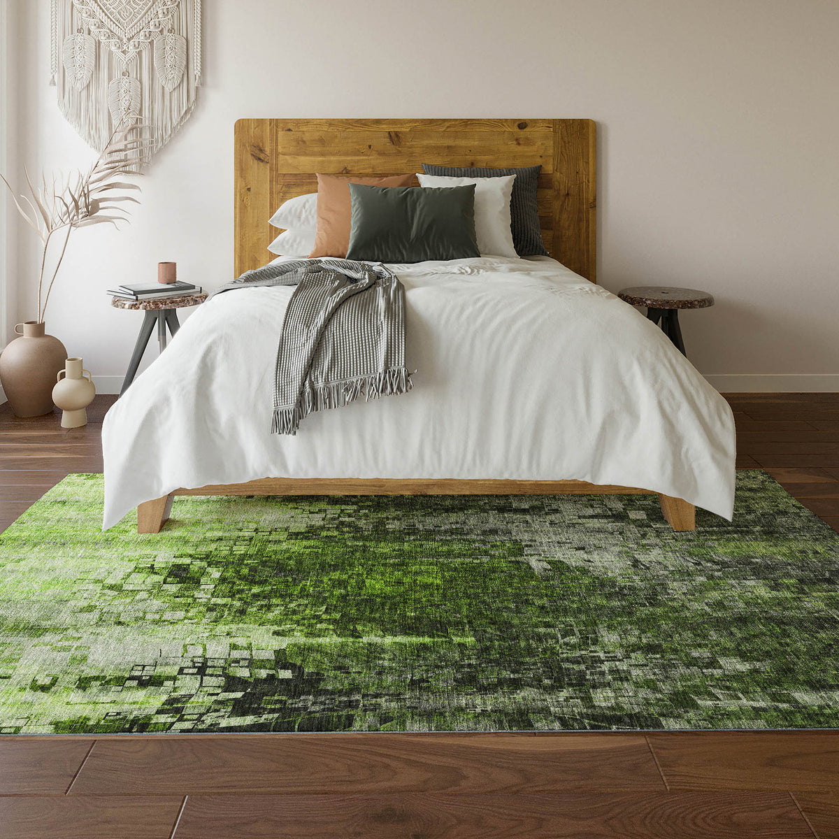 addison mayfield amf581 green rug