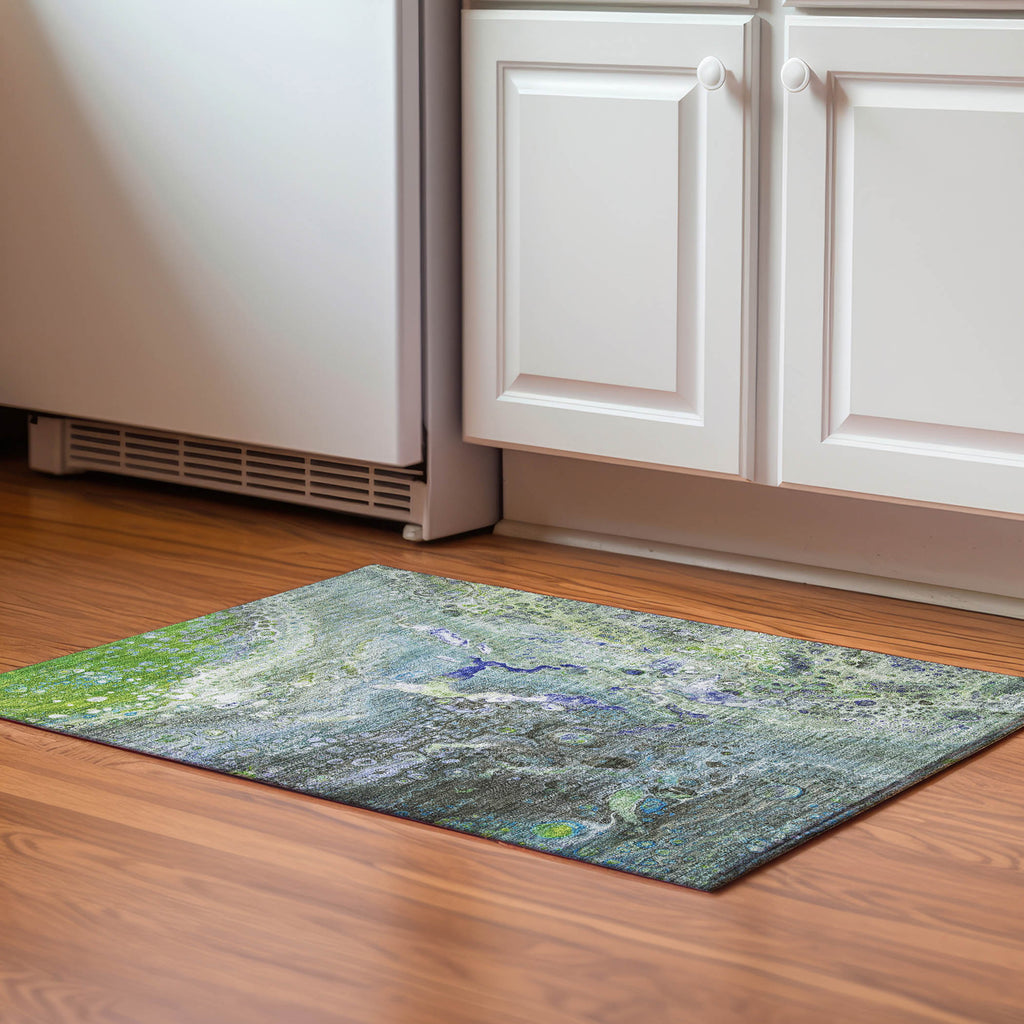 addison mayfield amf588 green rug