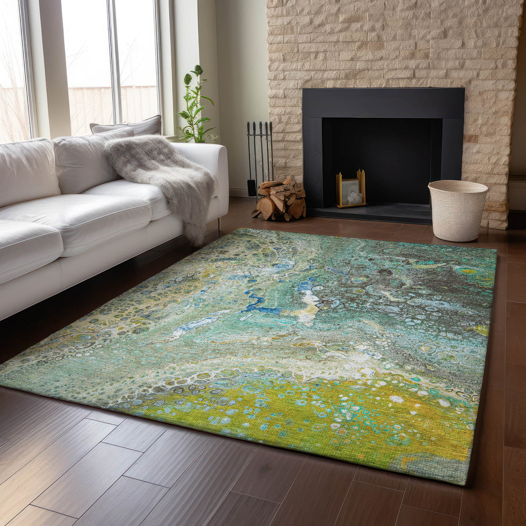 addison mayfield amf588 teal rug