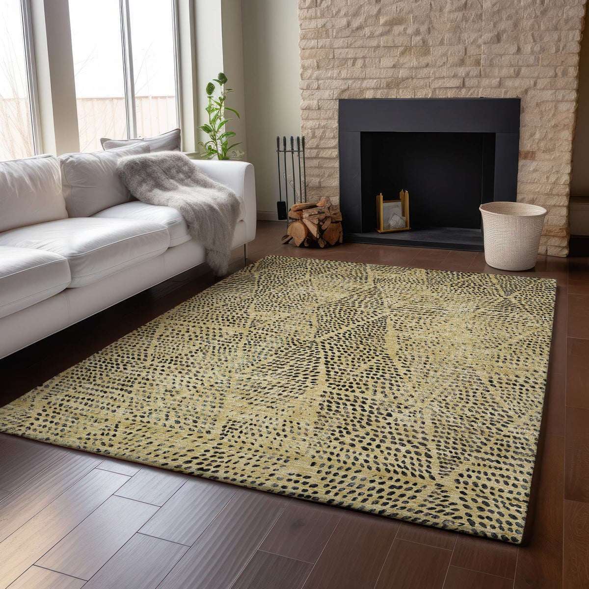addison mayfield amf591 gold rug