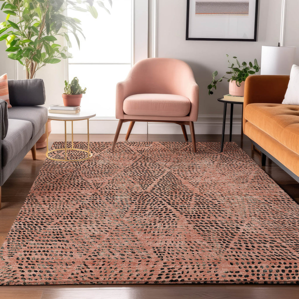 addison mayfield amf591 salmon rug