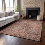 addison mayfield amf591 salmon rug
