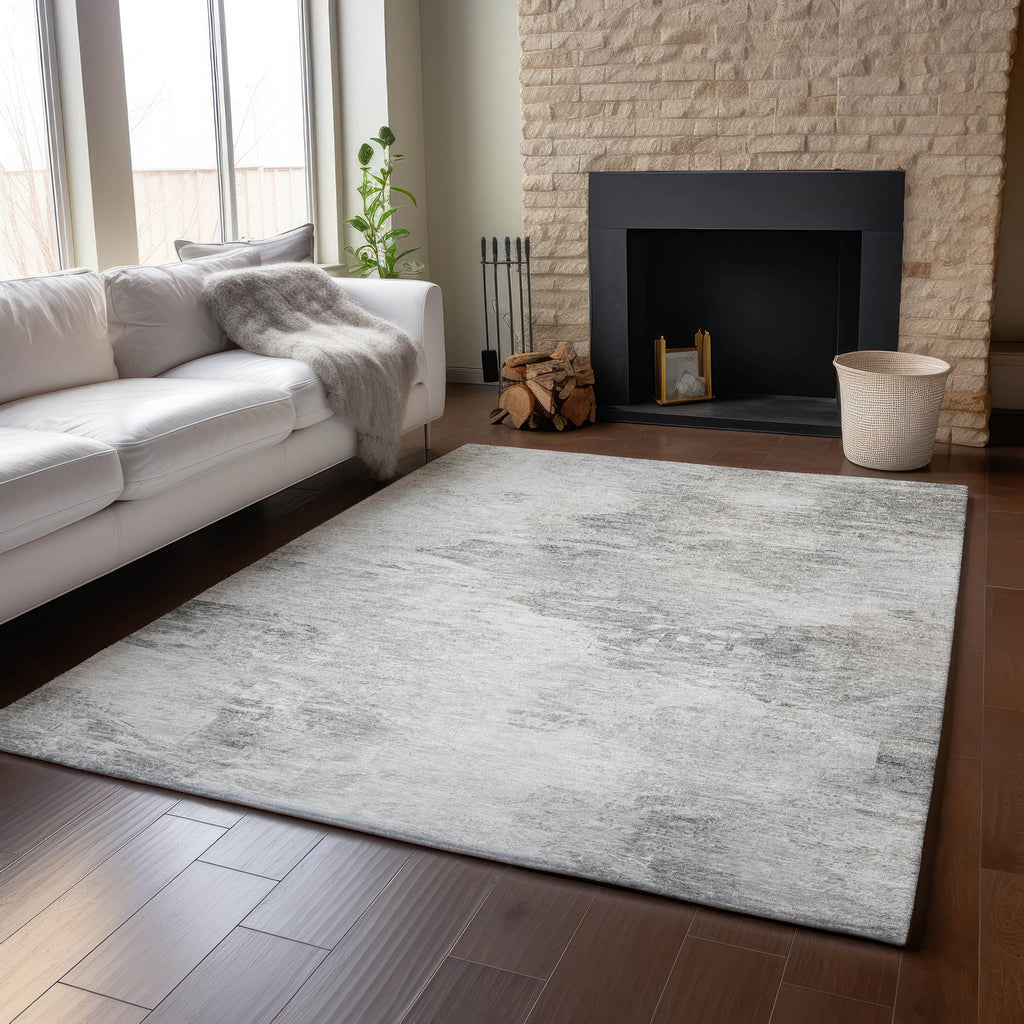 addison mayfield amf592 silver rug