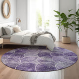 addison mayfield amf594 purple rug